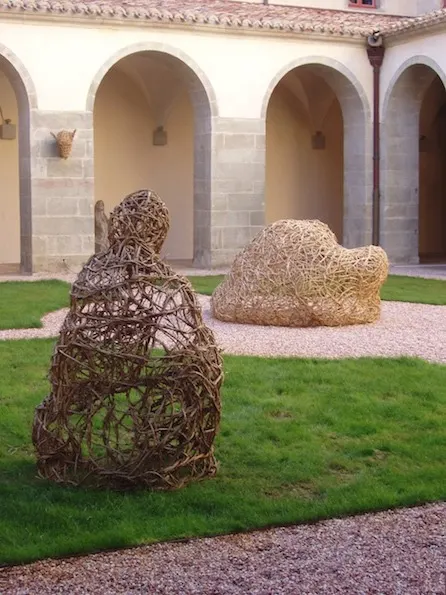 The Girl and Prince Charming - Installation (2011) - Wild clematis  by Véronique Matteudi
